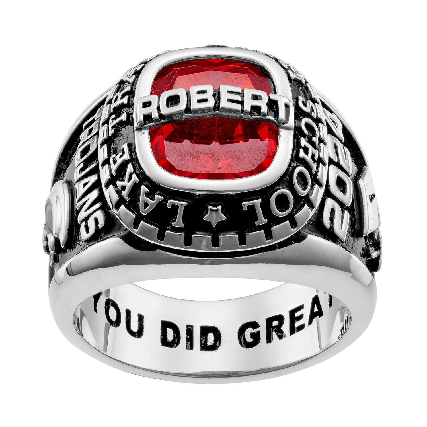 Men's CELEBRIUM Personalized-Top Traditional Class Ring