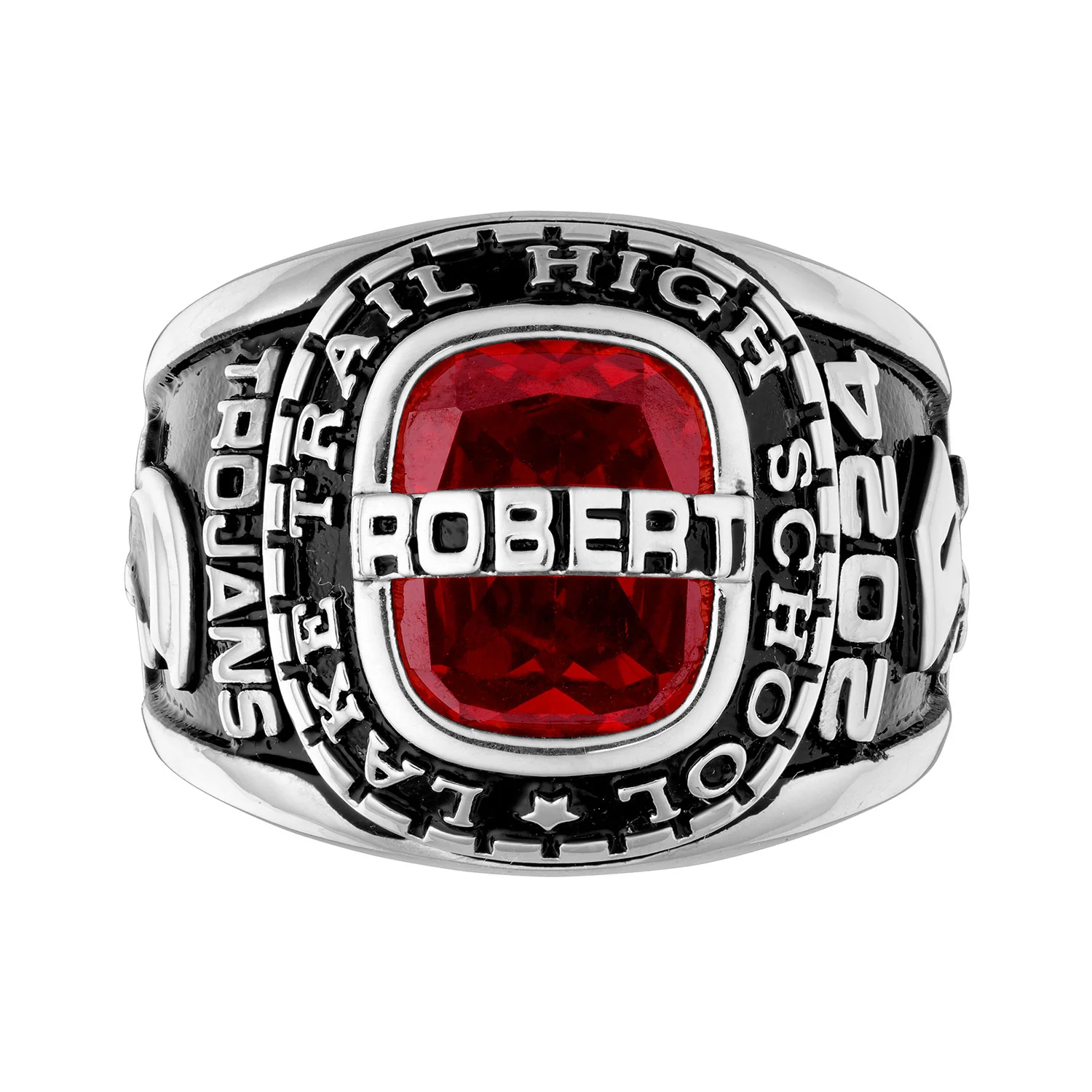 Men's CELEBRIUM Personalized-Top Traditional Class Ring - Image 2