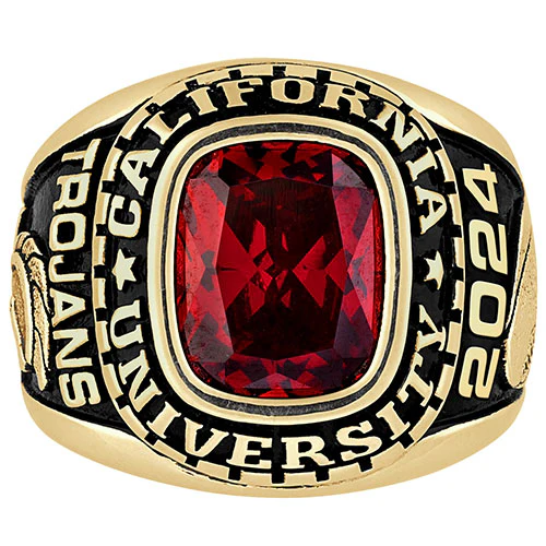 Men's Yellow CELEBRIUM Large Traditional Class Ring - Image 3
