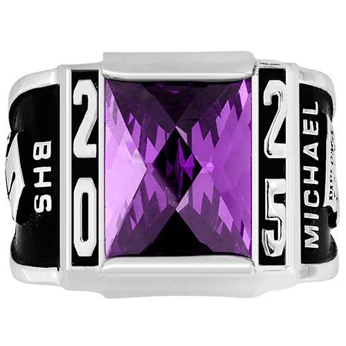 Men's CELEBRIUM Traditional Deco Class Ring - Image 7
