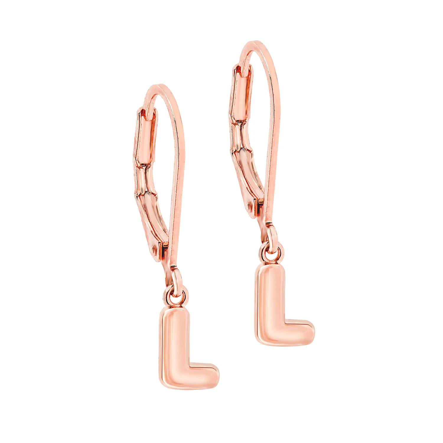Mini Balloon Letter Dangle Drop Earrings - Image 4