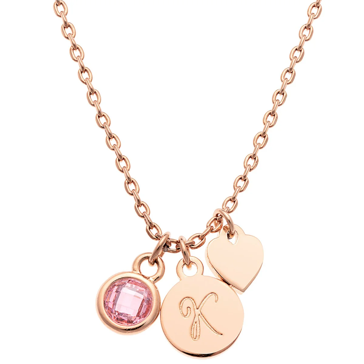 Mini Heart Cluster Necklace - Image 5