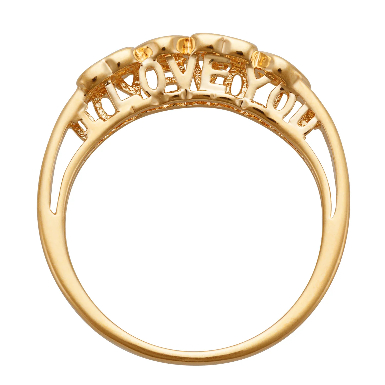 I Love You Birthstone Hearts Ring - Image 3