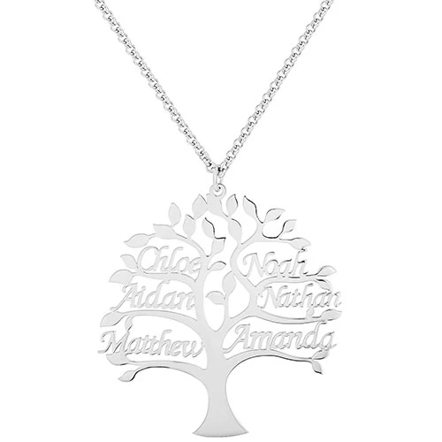 Name Family Tree Necklace - Image 2