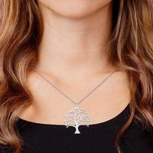 Name Family Tree Necklace - Image 3