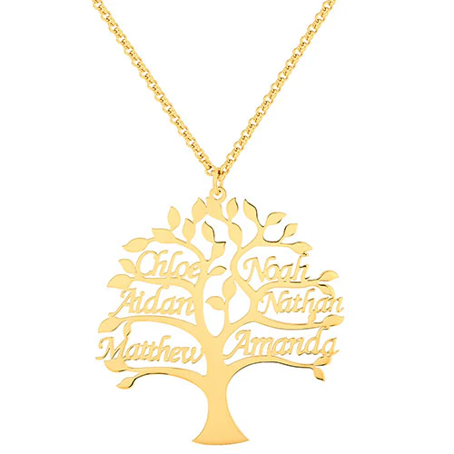 Name Family Tree Necklace - Image 4