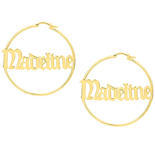 Old English Name Hoop - Medium - Image 3