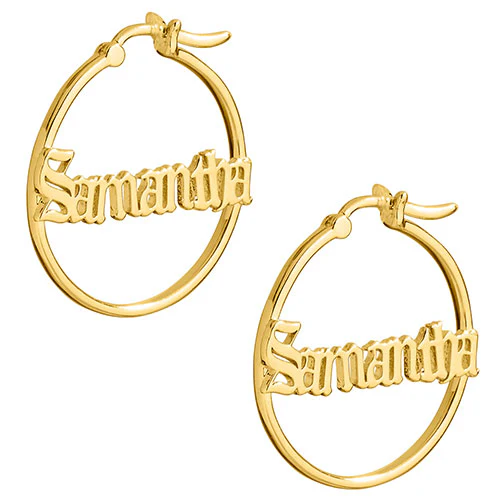Old English Name Hoop - Small - Image 6