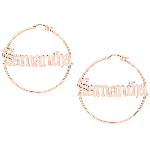Old English Name Hoop - Small - Image 8