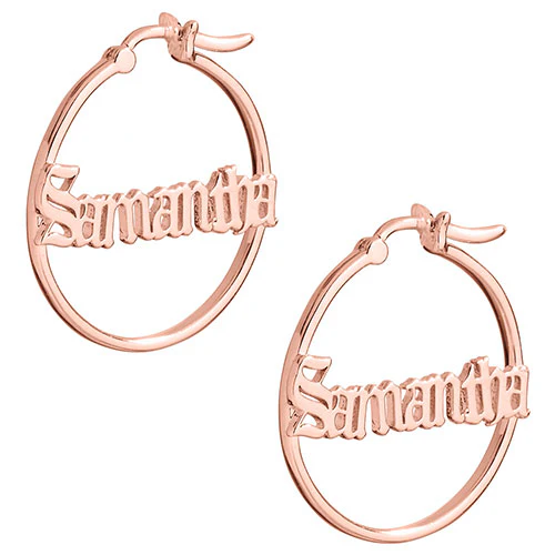 Old English Name Hoop - Small - Image 9