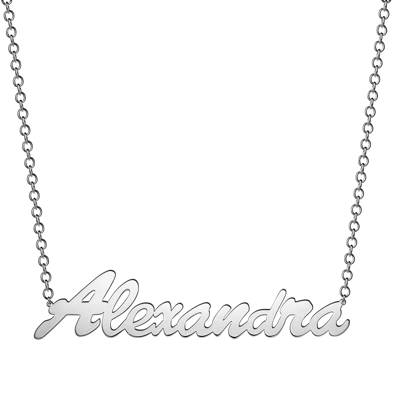 Outrageous Oversized Script Name Necklace - Image 2