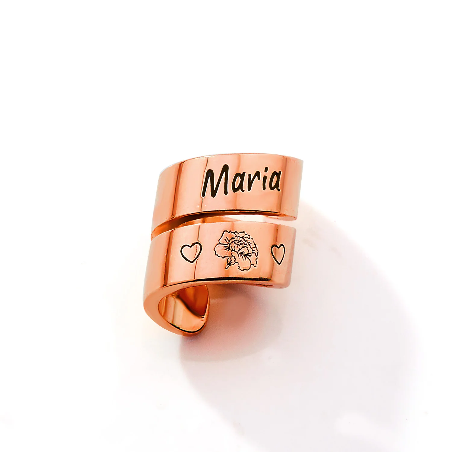 Personalized Double Wrap Stethoscope Slide Charm – Silver, Gold & Rose Gold Plated - Image 5