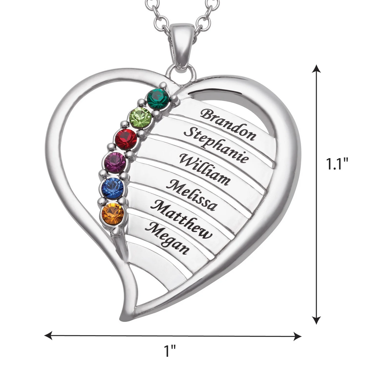 Personalized Heart Necklace - Image 3