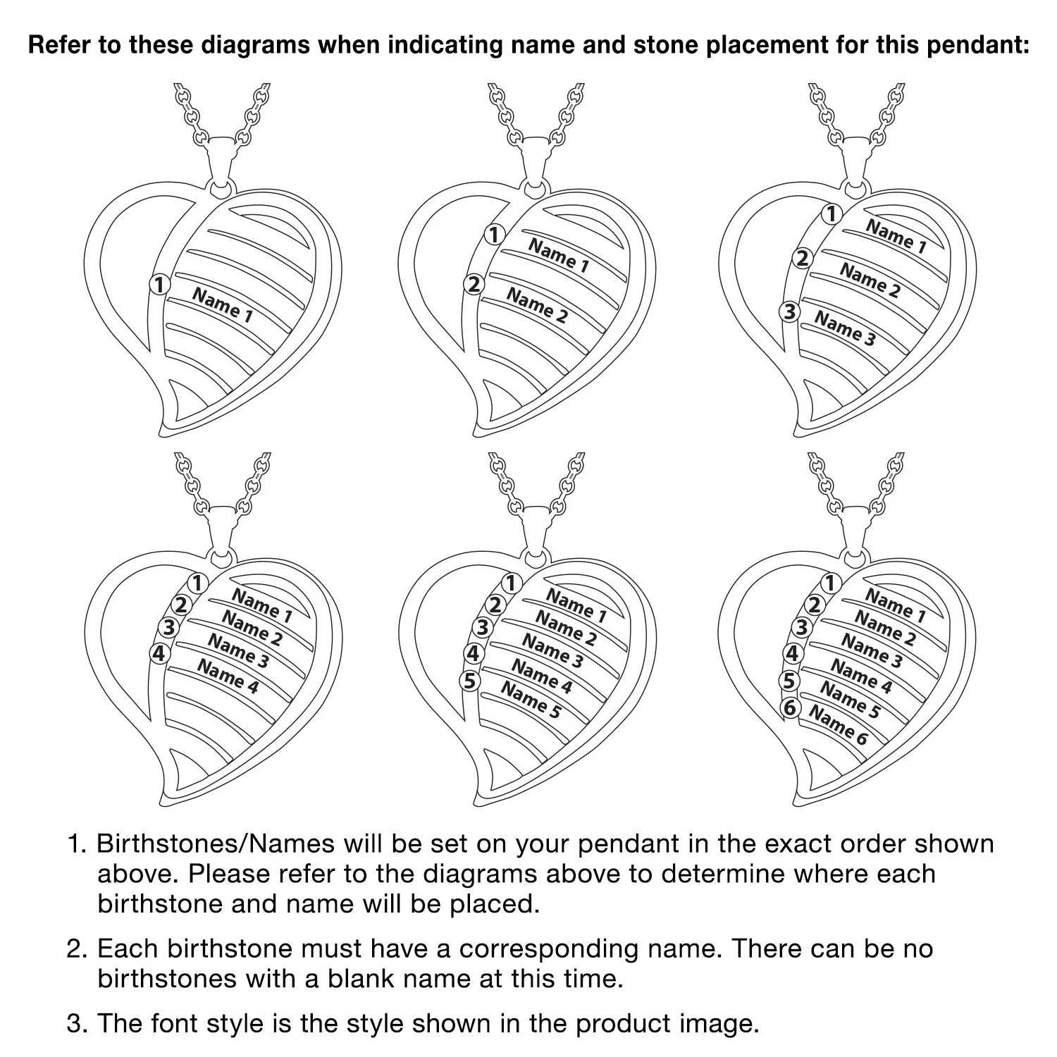 Personalized Heart Necklace - Image 5