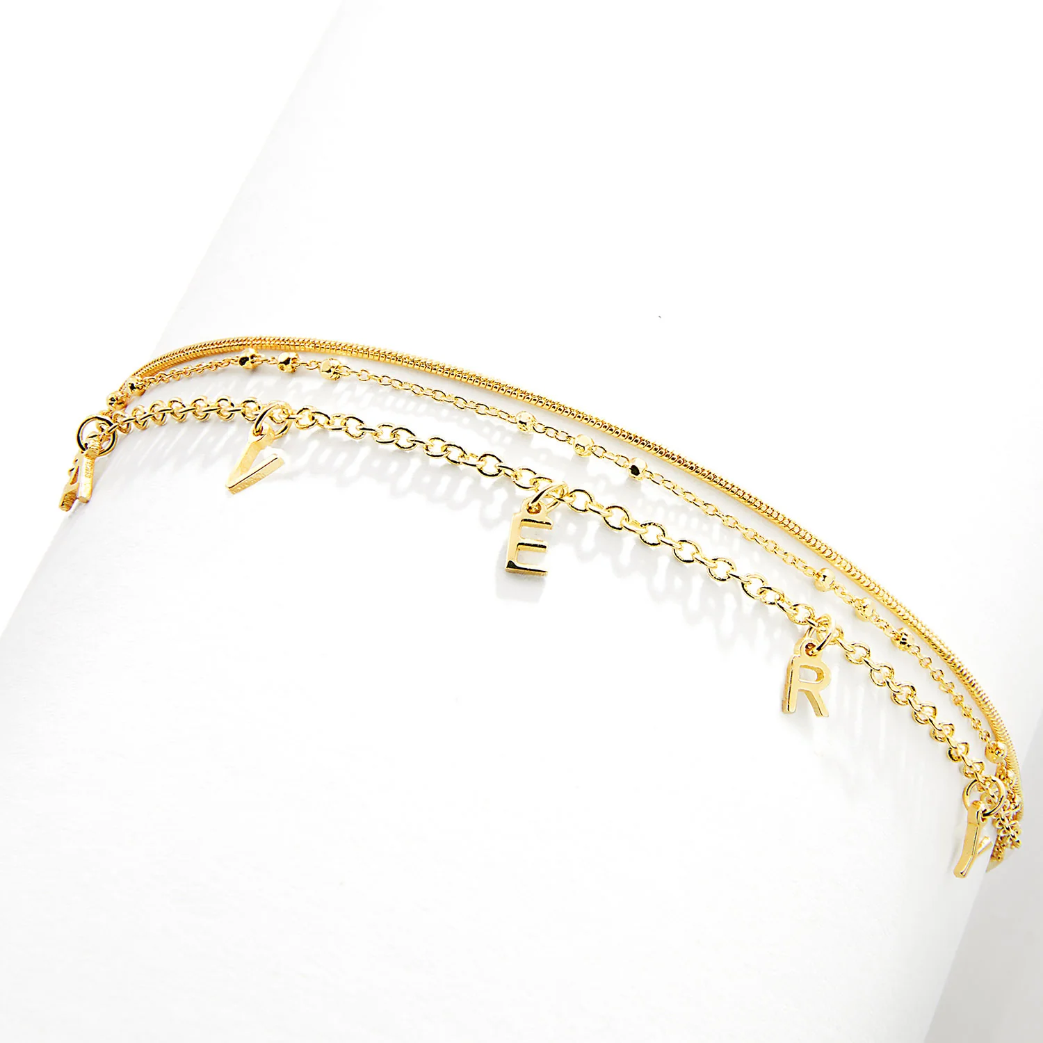 Personalized Multichain Dainty Name Bracelet - Image 5