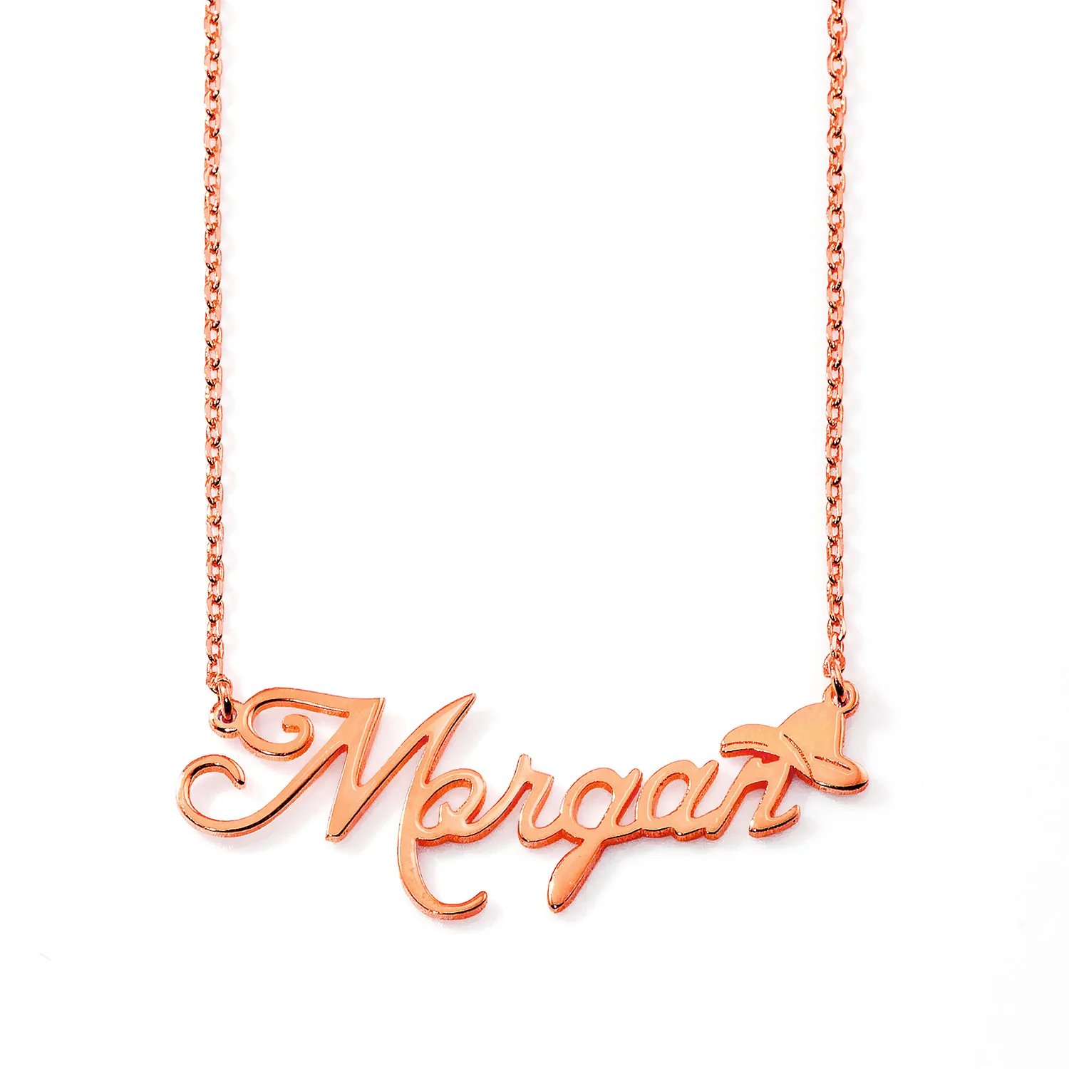 Personalized Script Name Necklace with Cowboy Hat - Image 5