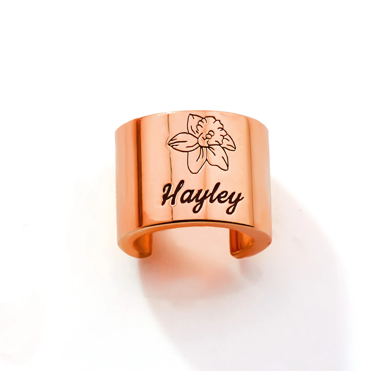 Personalized Wide Band Stethoscope Slide Charm – Silver, Gold & Rose Gold Plated - Image 5