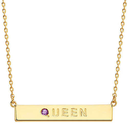 QUEEN Birthstone Empowerment Necklace - Image 3