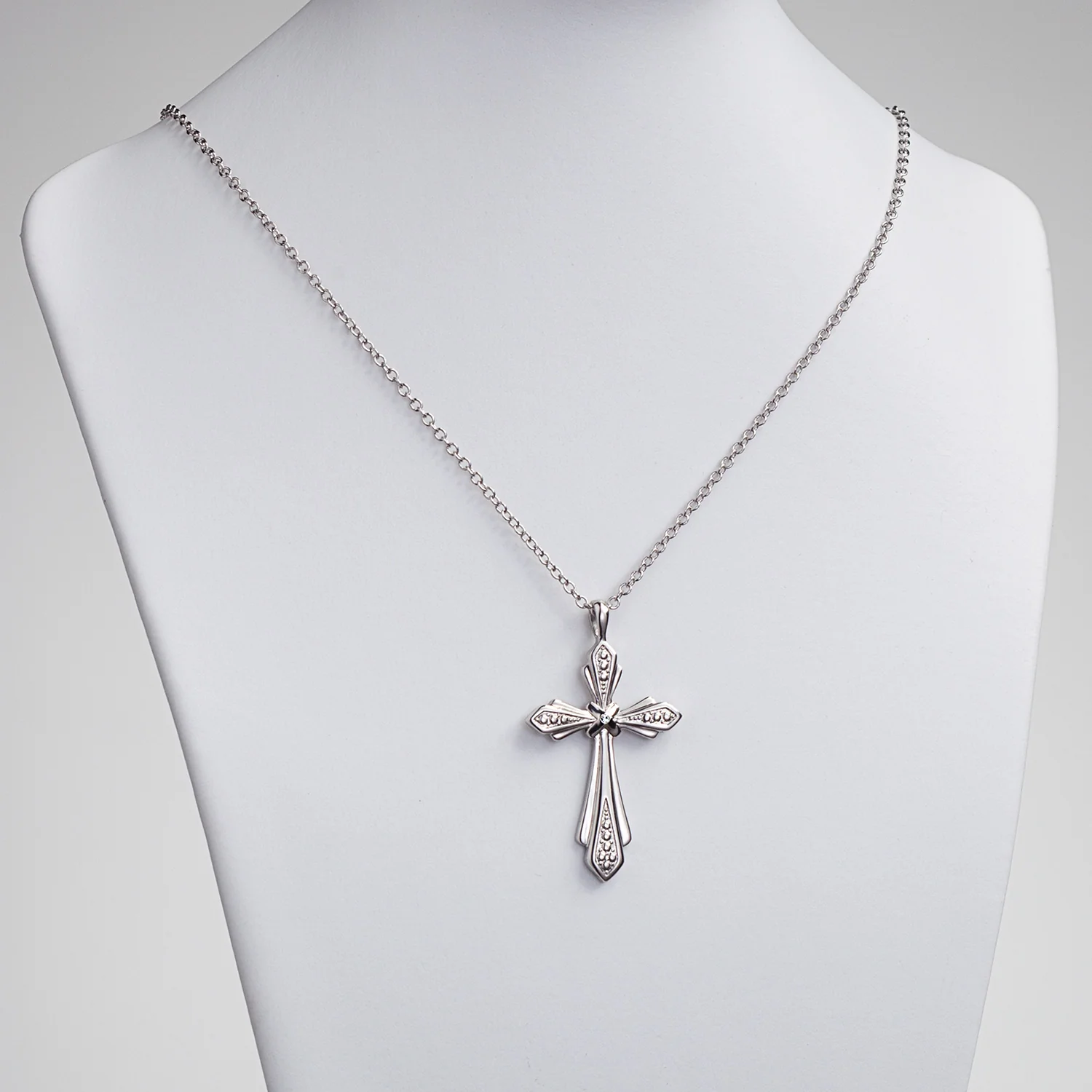 Mother and Daughter Duo Cross Pendant Set with Engraved Message - Image 4