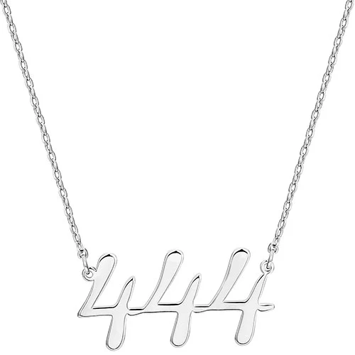 Script Angel Number Necklace - Image 2