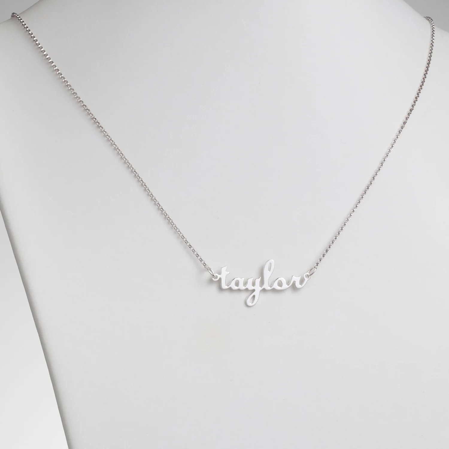 Script Lowercase Name Necklace - Image 2