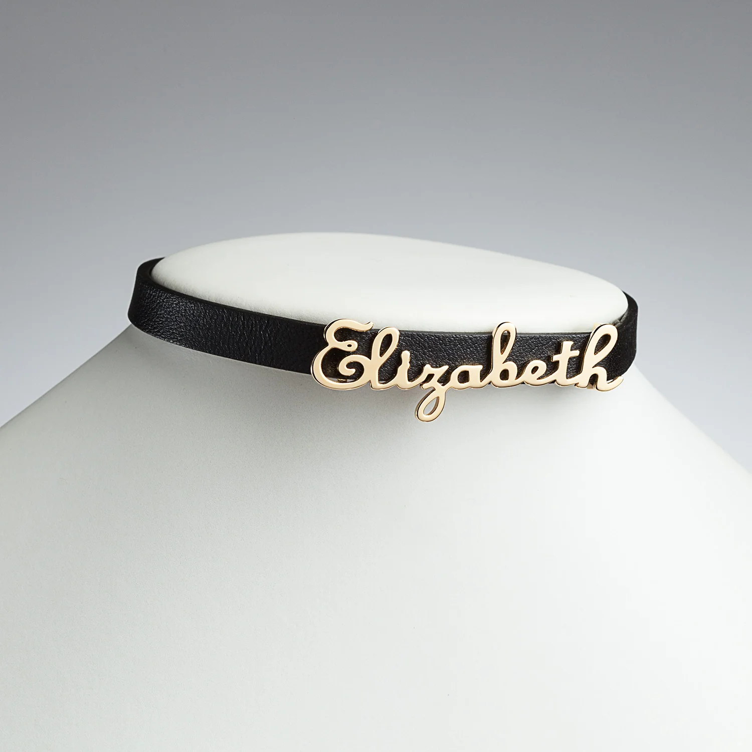 Script Name Leather Wrap Bracelet and Choker - Image 5