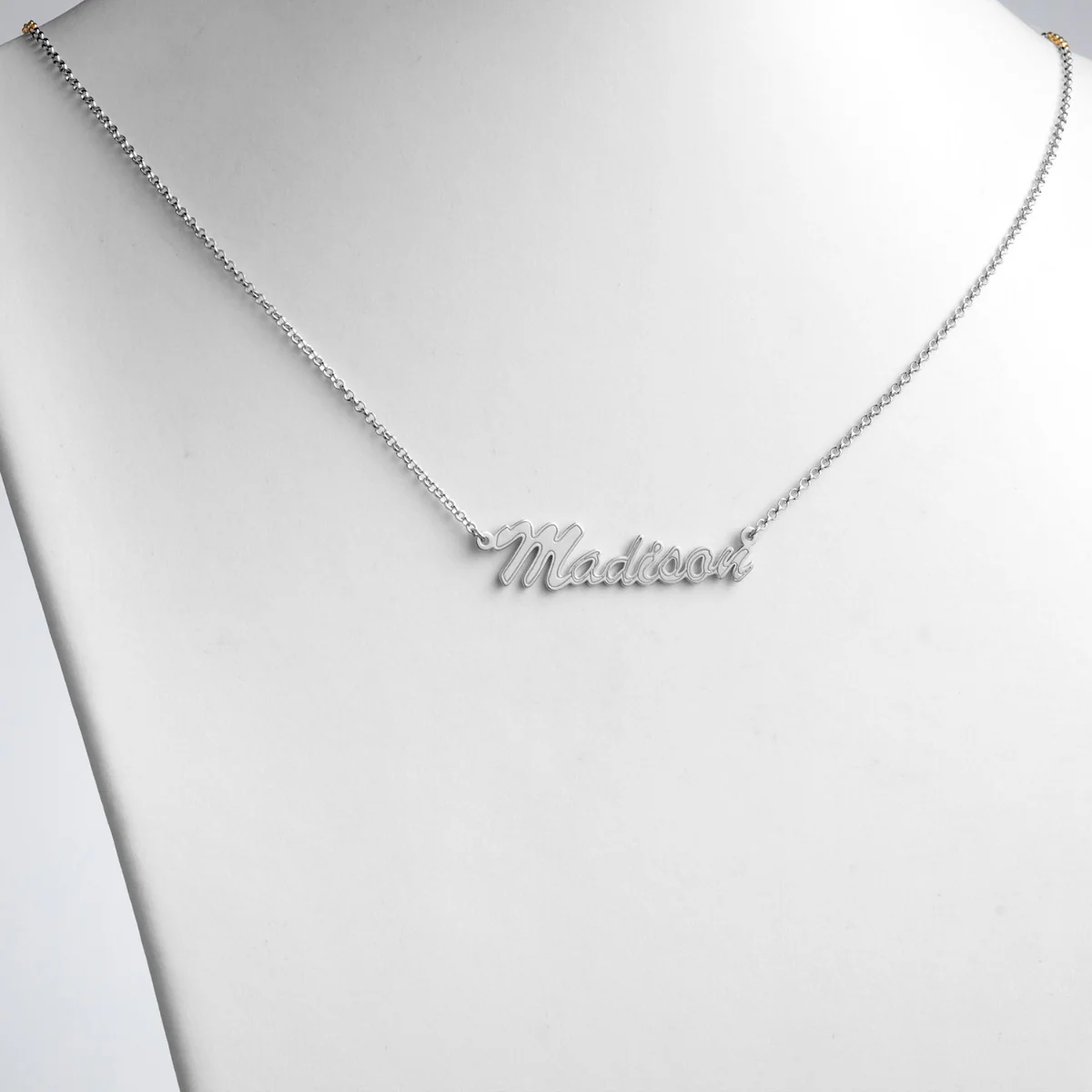Script Name with Outline Necklace - Image 2