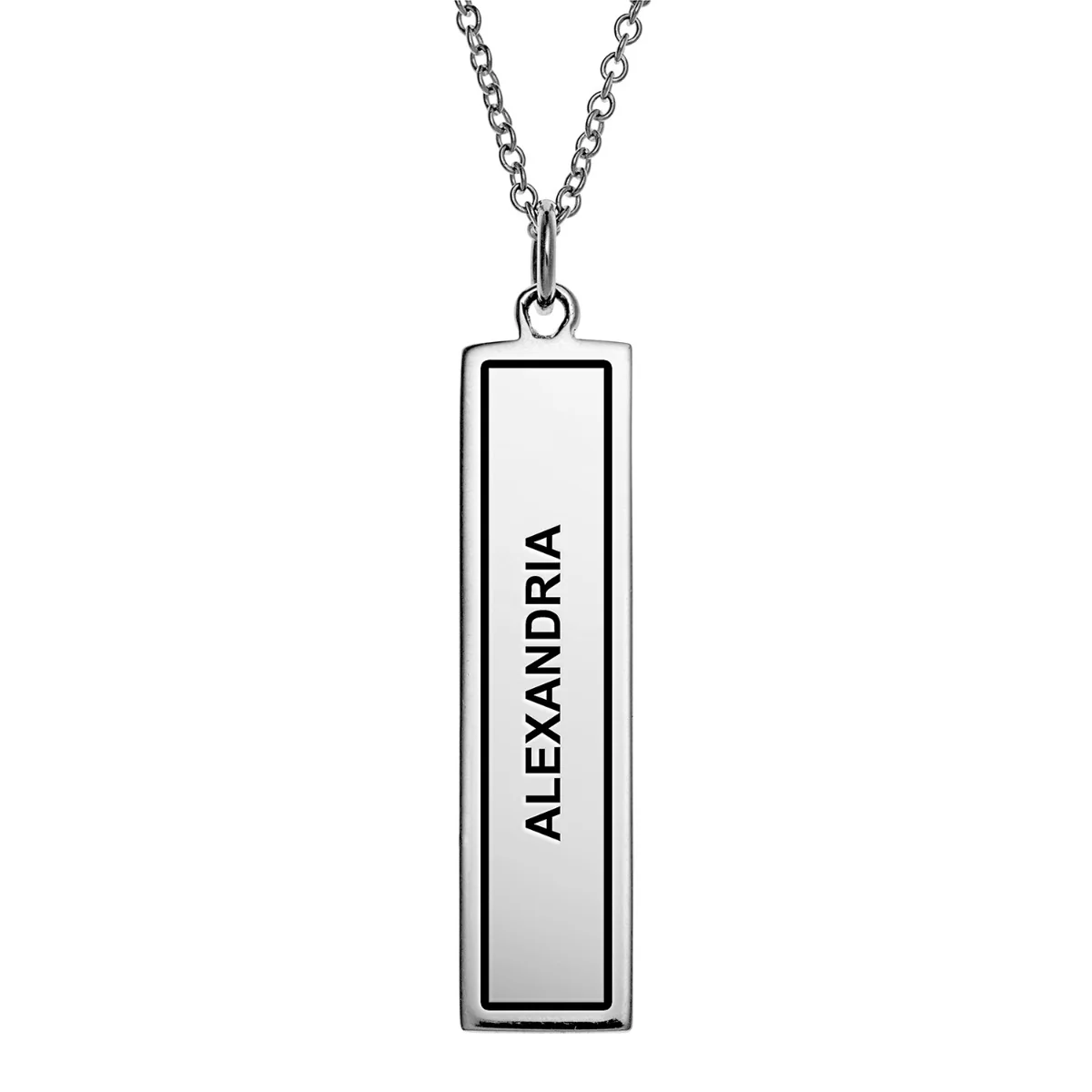 Silver Plated 3 Zodiac Sign Bar Pendant