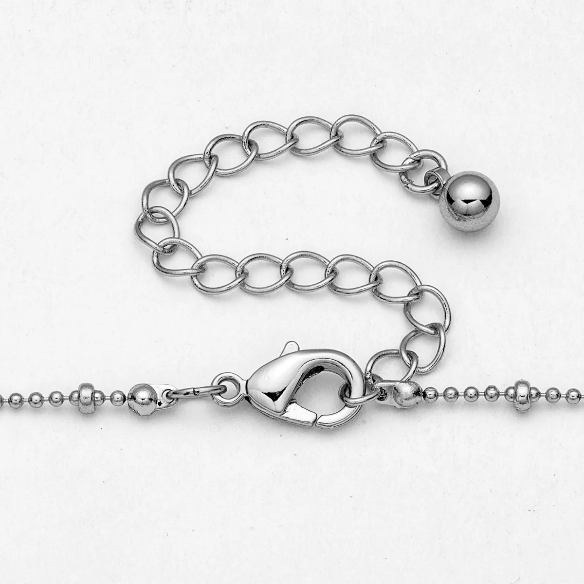 Silver Plated Rainbow Ring Necklace - Image 3