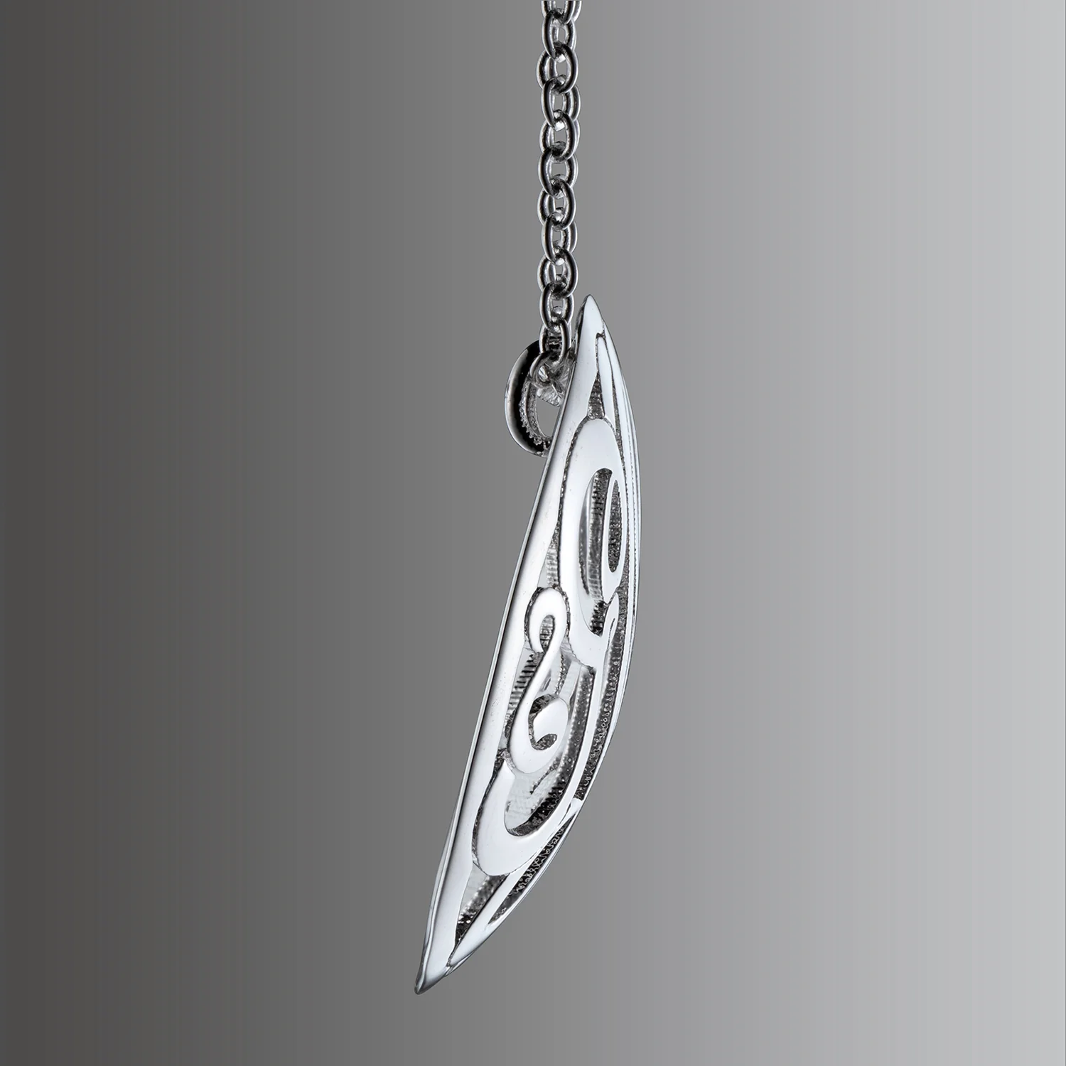 Single Sided 3-D 28x28mm Round Traditional Monogram Pendant - Image 2