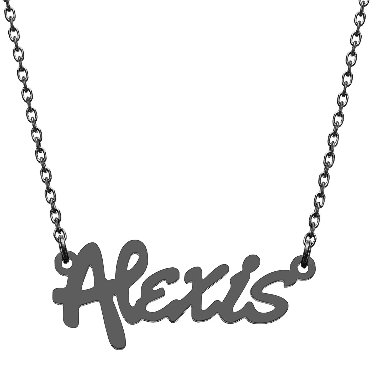 Stainless Steel Bold Name Necklace - Image 6