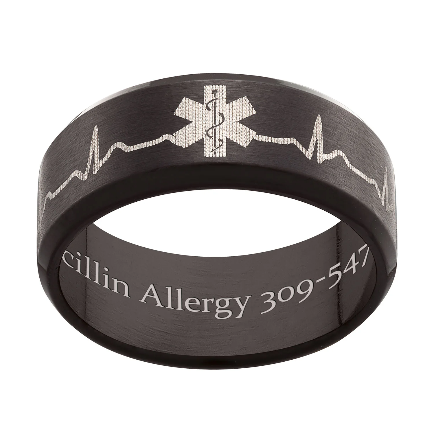 Stainless Steel Medical ID Engravable Band