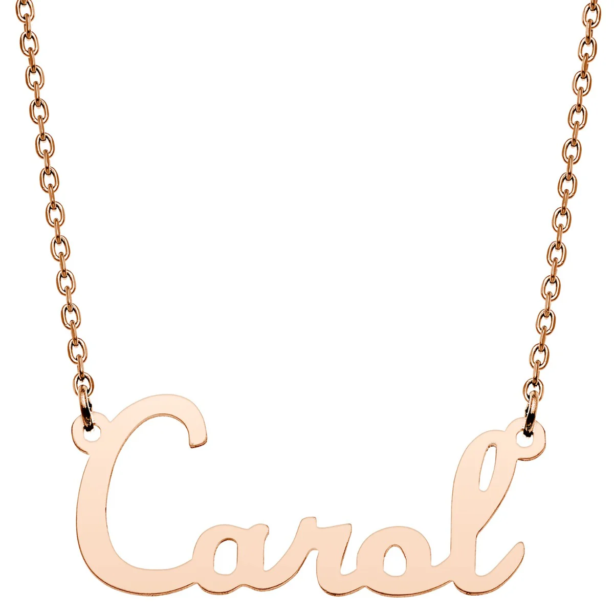 Stainless Steel Script Name Necklace - Image 4