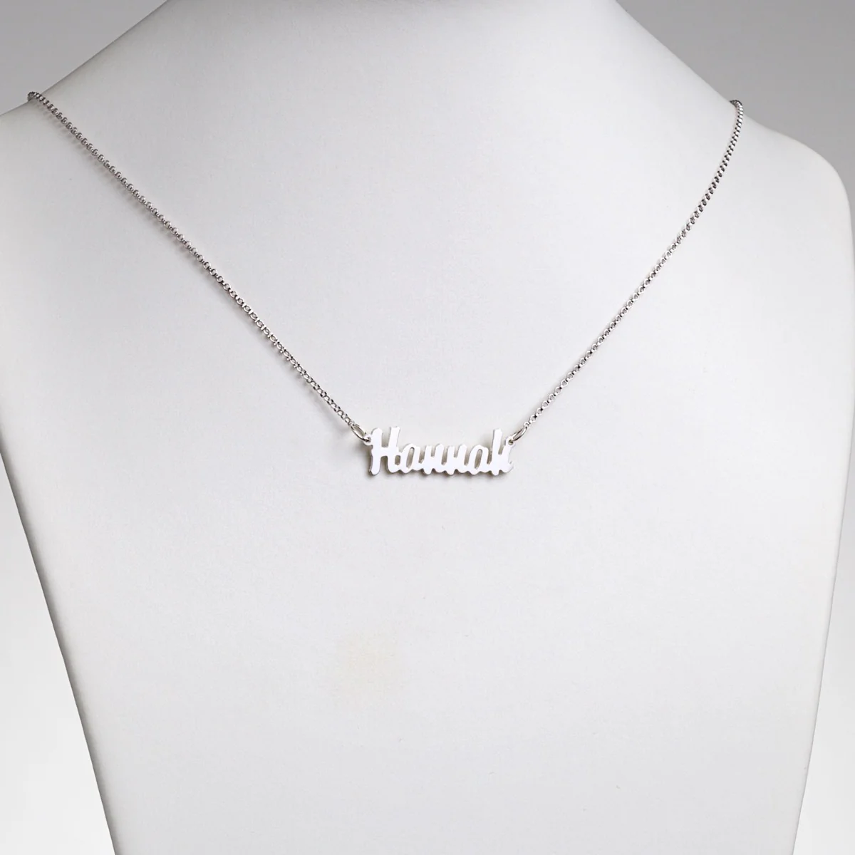 Sterling Silver Mini Name Necklace - Image 3