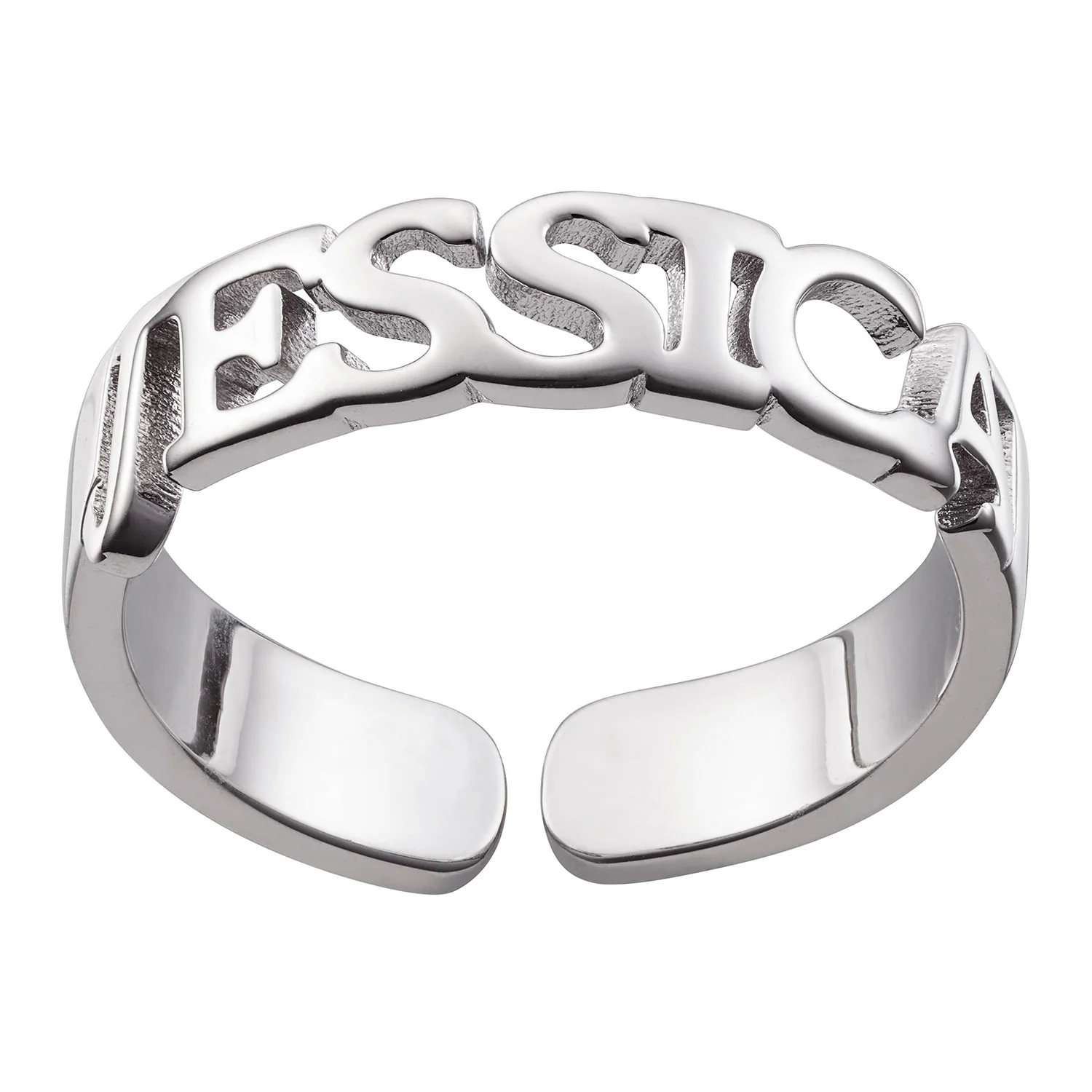 Sterling Silver Name Ring