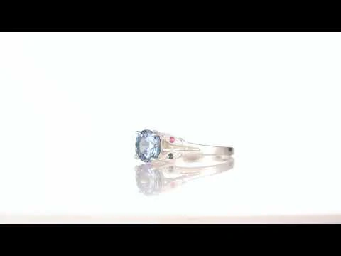 Sterling Silver Personalized Mother's and Grandmother's Birthstone Ring - Image 5