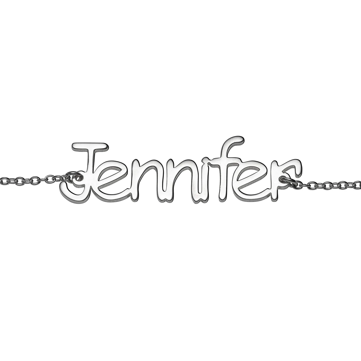 Sterling Silver Personalized Name Anklet - Image 3