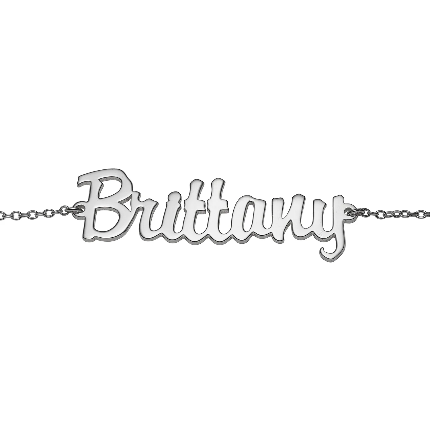 Sterling Silver Personalized Name Anklet - Image 3