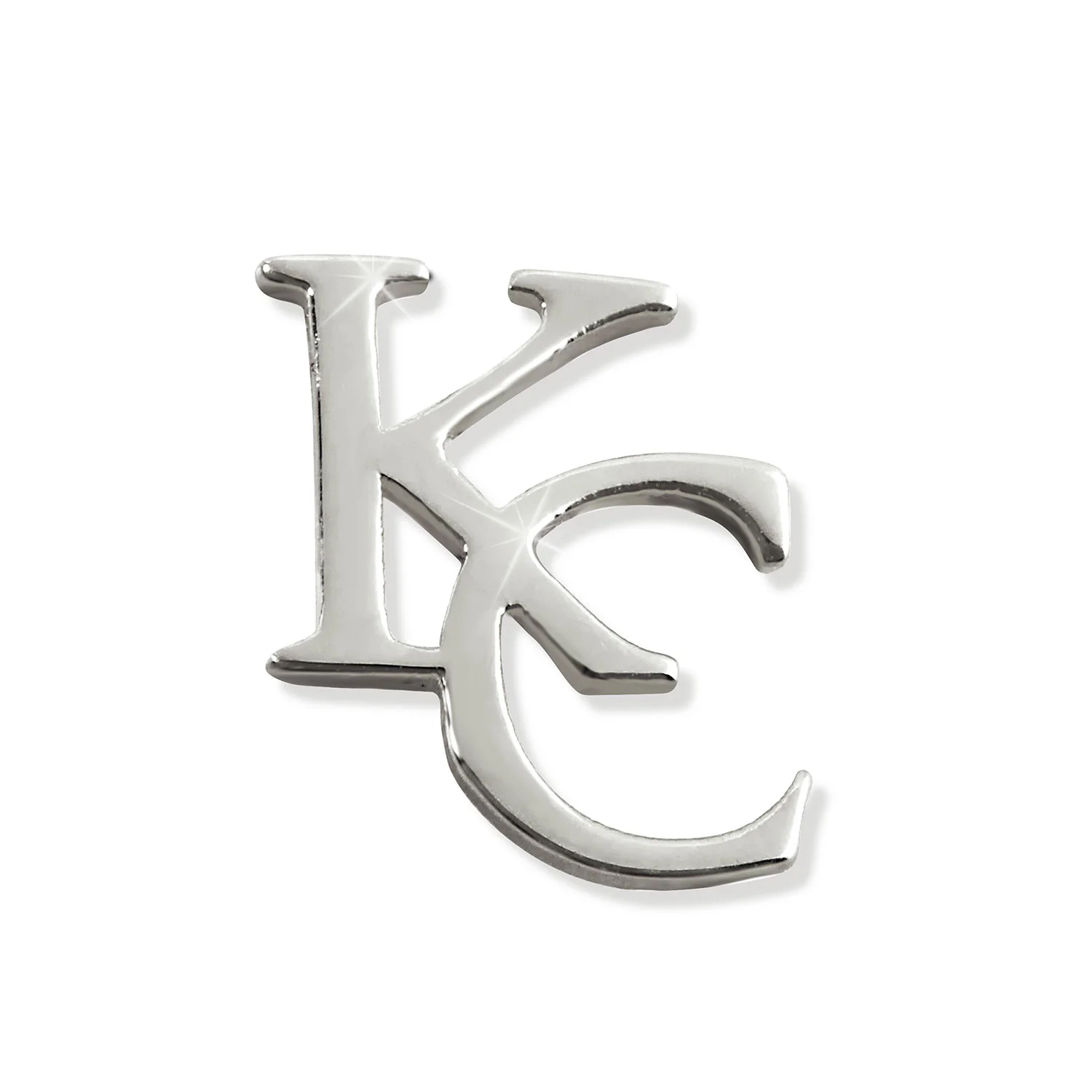 Sterling Silver Stacked Initials Earring - Image 2