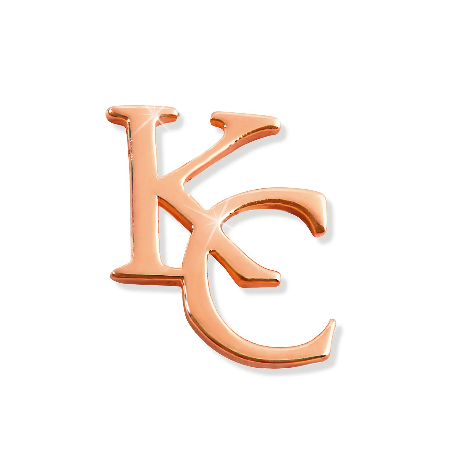 Sterling Silver Stacked Initials Earring - Image 4