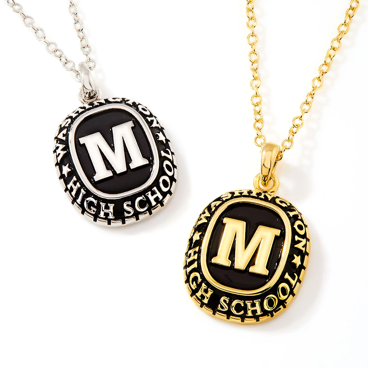 Unisex CELEBRIUM Traditional Initial Personalized Graduation/Class Necklace - Image 2