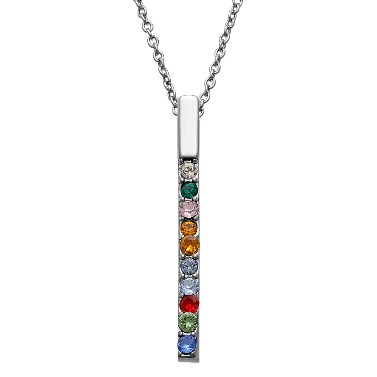 Mother/Grandmother's Birthstone Pendant Plus Bonus CZ Studs - Image 3