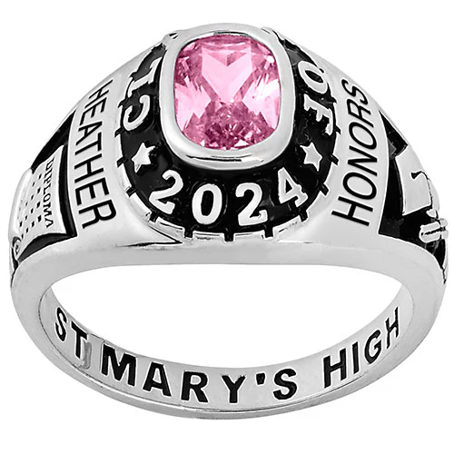 Women's Celebrium Birthstone 2024 Class Ring