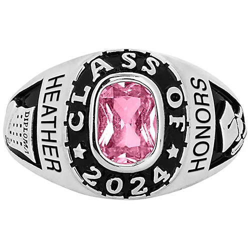 Women's Celebrium Birthstone 2024 Class Ring - Image 2
