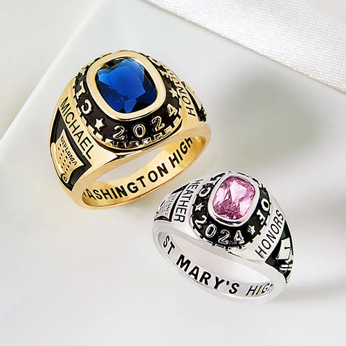 Women's Celebrium Birthstone 2024 Class Ring - Image 6