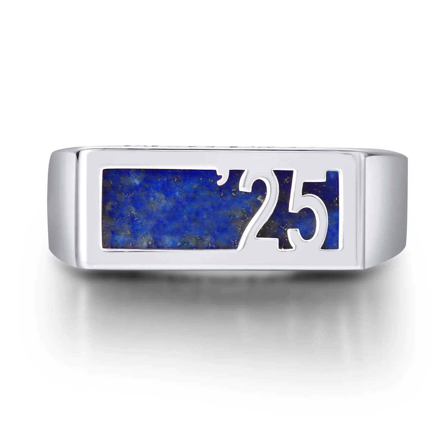 Women's Celebrium Contemporary Graduation Year Signet Class Ring - Image 3
